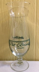 Pat O'Brien's Orlando Hurricane Glass Souvenir Bar Glass - Picture 1 of 8