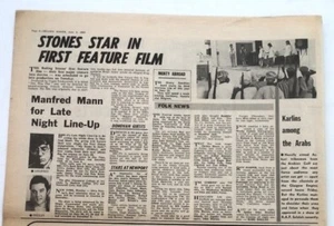 ROLLING STONES MANFRED MANN ELVI.S ' news' 1968 UK ARTICLE / clipping - Bild 1 von 1