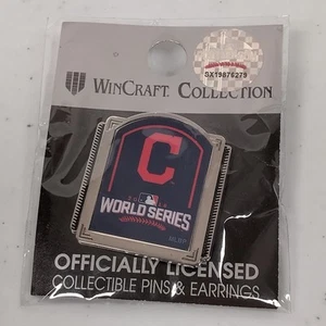 World Series 2016 Cleveland Indians Collectible Pin MLB. Baseball Wincraft NEW - Picture 1 of 3