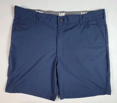Pantalones Cortos Chinos Lee Golf Series Calce Regular Para Hombre Talla XXL Azul Marino Foto 1 de 4