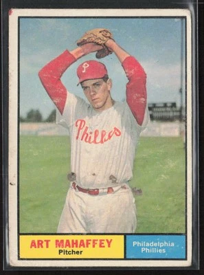 1961 Topps #433 Art Mahaffey (marks) - Image 1 of 2