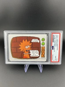 1990 Topps The Simpsons Lisa PSA 8  - Picture 1 of 3