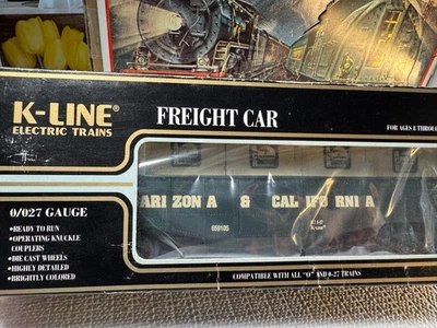 🚂O SCALE K-LINE K659105 ARIZONA & CALIFORNIA GONDOLA /CRATE LOAD - NEW💥 L1655 - Image 1 of 4