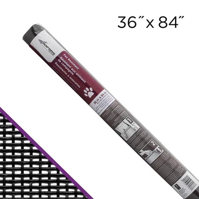 36 pulgadas. x 84 pulgadas. Rollo de pantalla resistente al poliéster carbón Foto 1 de 2