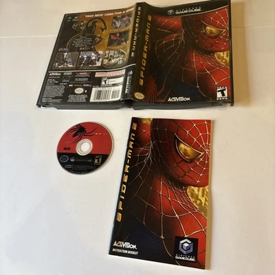 Spider-Man 2 (Nintendo GameCube, 2004) CIB Complete Tested - Image 1 of 4