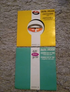 Digital Orgasm - Running Out Of Time & Startouchers  7" Vinyl Singles  - Picture 1 of 3