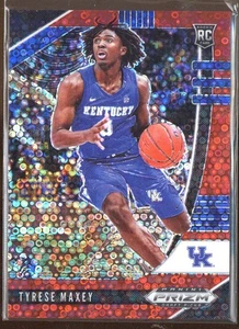 2020 Panini Prizm Draft Tyrese Maxey #54 Red Fast Break Disco /125 Rookie RC - Picture 1 of 2