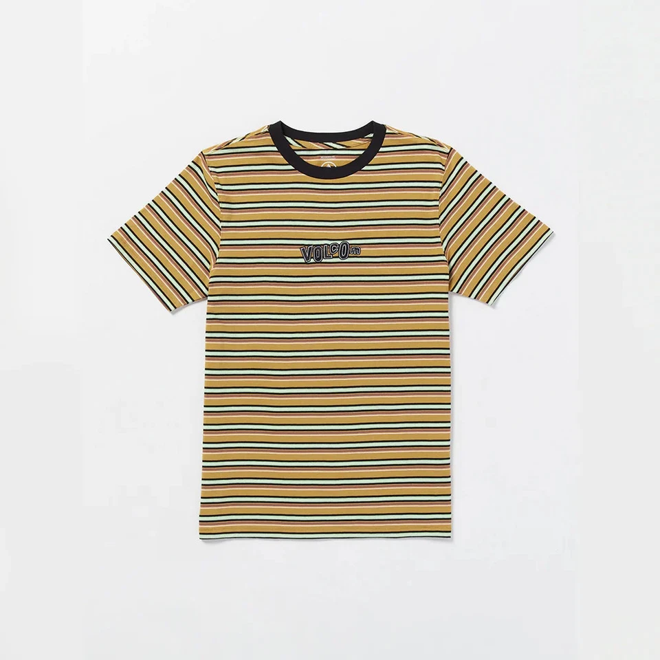 BRIGHT N EARLY CREW SHORT SLEEVE T-SHIRT - MUSTARD - Image 1 of 1