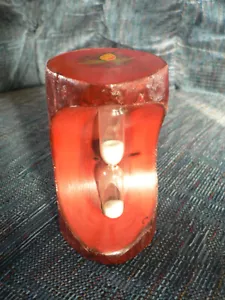 VINTAGE Sanduhr NEUHEIT VON KALIFORNIEN REDWOOD Souvenir in ausgezeichnetem Zustand - Bild 1 von 8