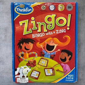 ThinkFun Zingo Bingo with a Zing Board Game 2-6 Players Matching Fun For Ages 4+ - Picture 1 of 7