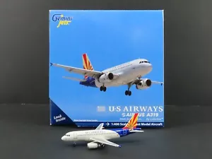 1:400 Scale Gemini Jets GJUSA799 Die-Cast US Airways Airbus A319 Aircraft N826AW - Picture 1 of 12