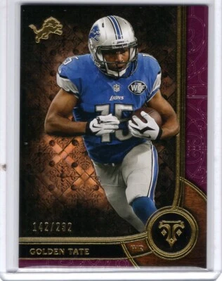 2015 Topps Triple Threads Purple #58 Golden Tate 142/232 - Image 1 of 2