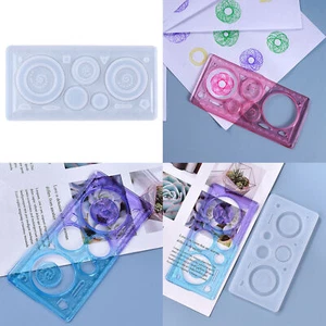 DIY Crystal Epoxy Mold Self-made Ruler Silikon Modell Family Student Craft Tool - Bild 1 von 8