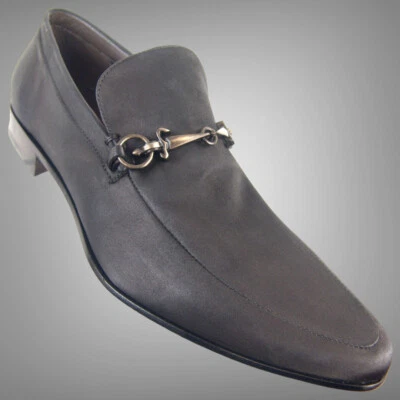 $780 Cesare Paciotti EE. UU. 7 Dagued Elegante Satén Mocasines Zapatos de Diseñador Italiano  Foto 1 de 4