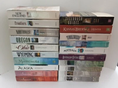 Lot of 20 Christian Inspirational Romance Historical Novels Books Paperback - Image 1 of 4
