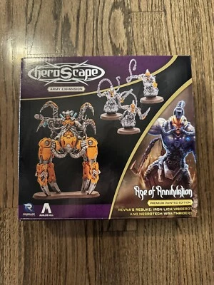 Heroscape Revna's Rebuke - Iron Lich and Necrotech Wraithriders PINTADO PREMIUM Foto 1 de 3