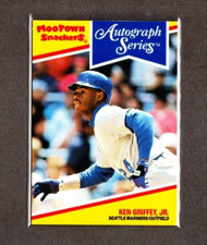 1992 Mootown Snackers Autograph Series KEN GRIFFEY JR    [NM-NrMt]