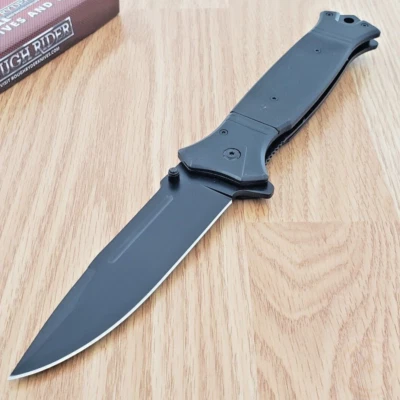 Rough Ryder Assisted Folding Knife 4.5" Stainless Steel Blade Black G10 Handle - Image 1 of 4