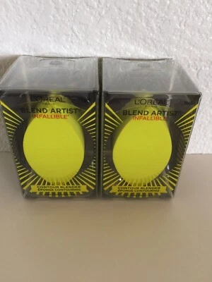 2/Pack L'Oréal Paris Infallible Blend Artist Contour Blender Sponge Makeup apply - Image 1 of 4