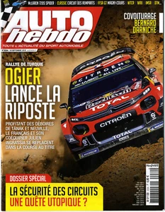 AUTO HEBDO n°2234 18/09/2019 WRC TURQUIE FFSA GT MAGNY COURS WTCR NINGBO  - Imagen 1 de 1