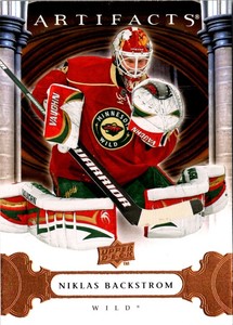 2009 Upper Deck Artifacts Niklas Backstrom #12 Minnesota Wild