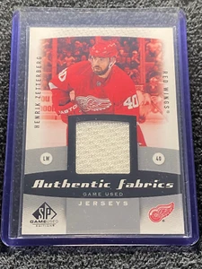 2010-11 SP Game Used - Authentic Fabrics - #AF-HZ Henrik Zetterberg - Bild 1 von 2
