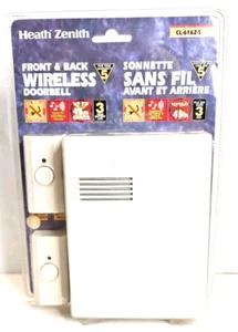 Heath Zenith CL-6162-S Wireless 2-Button Door Bell Chime Cottage Life - Picture 1 of 4