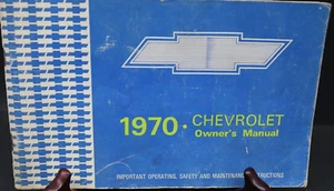 1970 Chevrolet Owner's Manual Original First Edition Safety and Maintenance - Bild 1 von 5