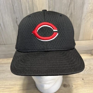 Cincinnati Reds MLB Authentic New Era 59FIFTY 7-1/8 Fitted Hat Cap Black / Red - Picture 1 of 10