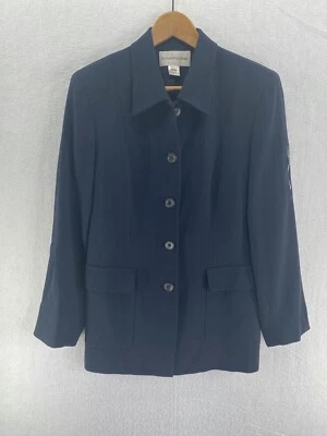Evan-Picone 10 Blazer Navy (W7003-I11) - Image 1 of 4