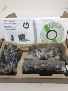 HP Essential USB 2.0 Port Replicator AQ731UT#ABA HSTNN-G01x (T6) New Open Box - Picture 1 of 2