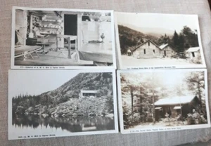 Fotos de colección de cabañas de los Apalaches Carter Notch Pinkham Cold River años 20 rppc - Imagen 1 de 7