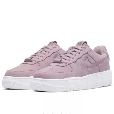Women's Nike Air Force 1 Low Pixel Plum Fog Purple White DQ5570-501 size 8.5 - Image 1 of 4