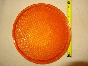 Large Yellow Light Lens - Eagle Signal 11 7/8" Diameter - Picture 1 of 12