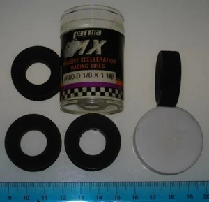  Neumáticos de carreras de coches de ranura escala 1:24 Parma MX CELLERATION MASIVA - Imagen 1 de 1