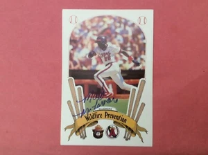 1987 Wildfire Prevention Angels #13 Mark McLemore Autograph. - Picture 1 of 2