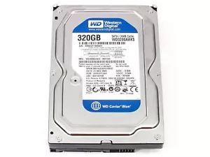 Western Digital WD3200 320GB 7200 RPM 16MB Cache SATA 3GB/s 3.5" Hard Drive - Picture 1 of 4