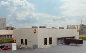 WALTHERS Cornerstone 933-3863 1/160 N Scale UPS HUB w/ CUSTOMER CENTER Kit+Signs - Picture 1 of 2
