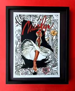 Death NYC LG Framed 16x20in Pop Art Original Certified  MARILYN MONROE LOVE 10 - Picture 1 of 5