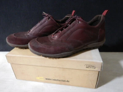 Camel Herren Halbschuh Trail bordo Leder  Gr. 44 - Bild 1 von 3