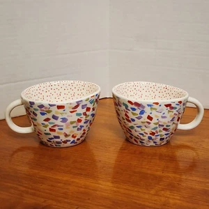 The Old Pottery Company Mugs (Set Of 2) Multi Color HTF - EUC Like New - Bild 1 von 8