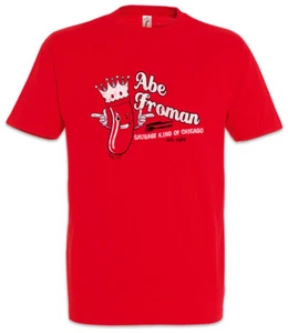 Abe Froman T-Shirt Ferris Sign Bueller's Symbol Day Logo Off Company Sausage - Picture 1 of 1