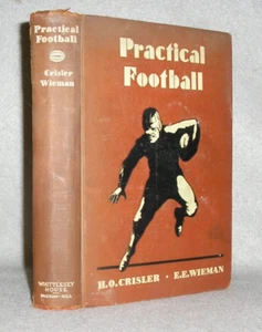 Antique Practical Football Book Coaches Players Game Manual Crisler Wieman 1934 - Picture 1 of 14