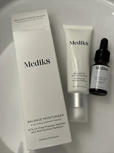 Medik8 Balance Moisturiser and Glycolic Acid Activator 50ml RRP £49.99 NEW! - Picture 1 of 11