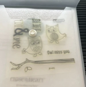 Close to My Heart, CTMH, Retired Stamp Set - B1450 Owls, seasons & nature - Picture 1 of 3