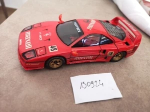 FERRARI F40 MAXELL SCALEXTRIC HORNBY C412 SLOT 1/32 - Foto 1 di 15