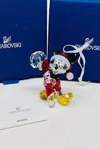 Swarovski Disney Mickey Mouse Christmas Ornament with Candy Cane 5412847 - Picture 1 of 14
