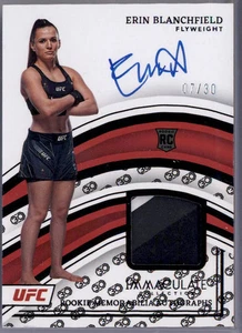 Colección Immaculate UFC 2023 30 aniversario Erin Blanchfield RC automático/30 - Imagen 1 de 2