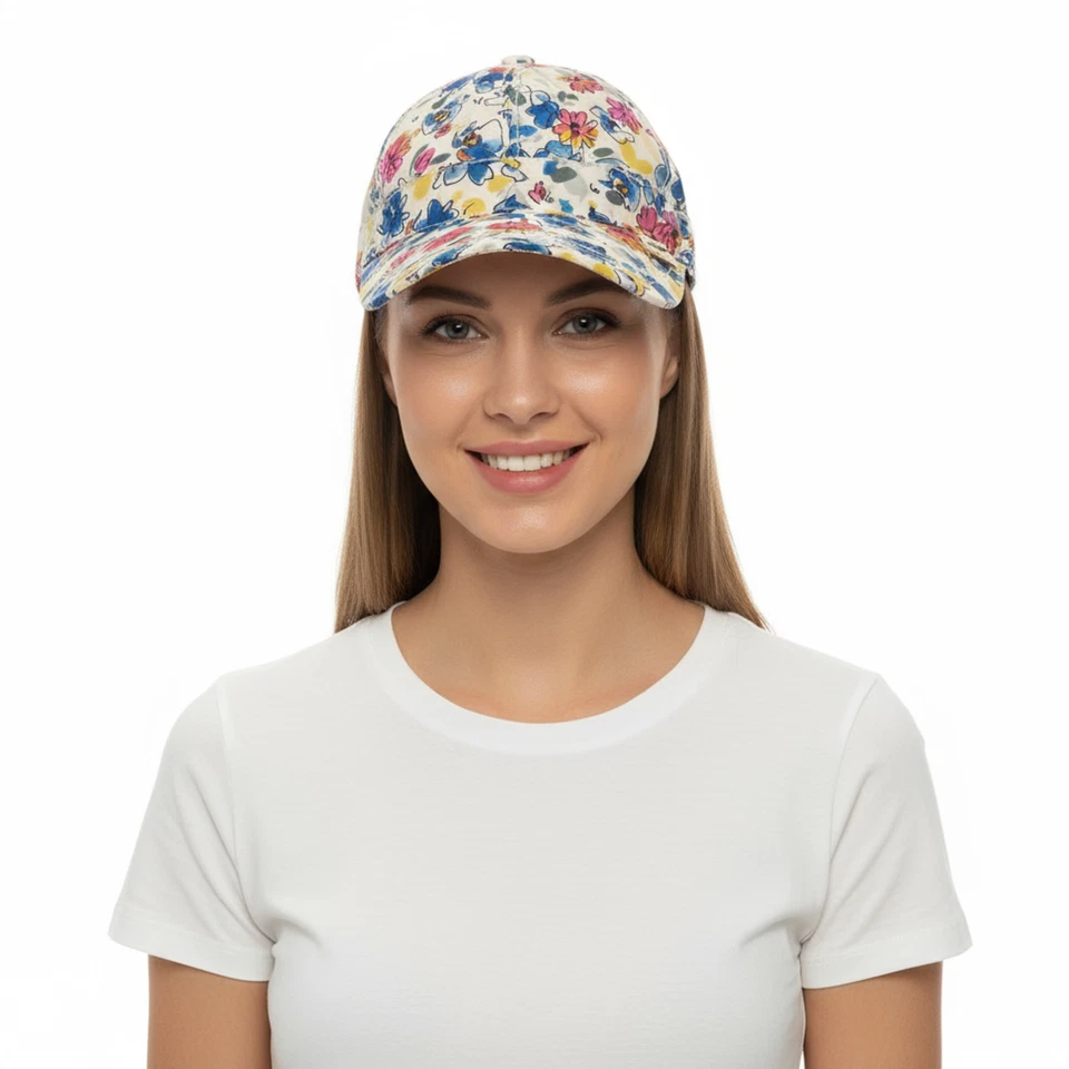 Gorra de béisbol Dolce & Gabbana floral de seda - sombreros de lujo Foto 1 de 4