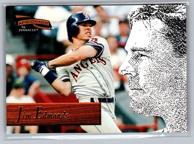 1996 Pinnacle Aficionado #123 Jim Edmonds - Image 1 of 2
